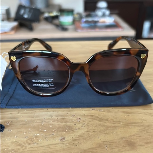 J. Crew Brown Tortoiseshell Sunglasses - Picture 3 of 6